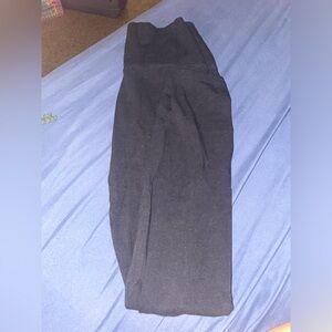 Black Full Length Simply Vera Verwang Cotton Leggings Size Small